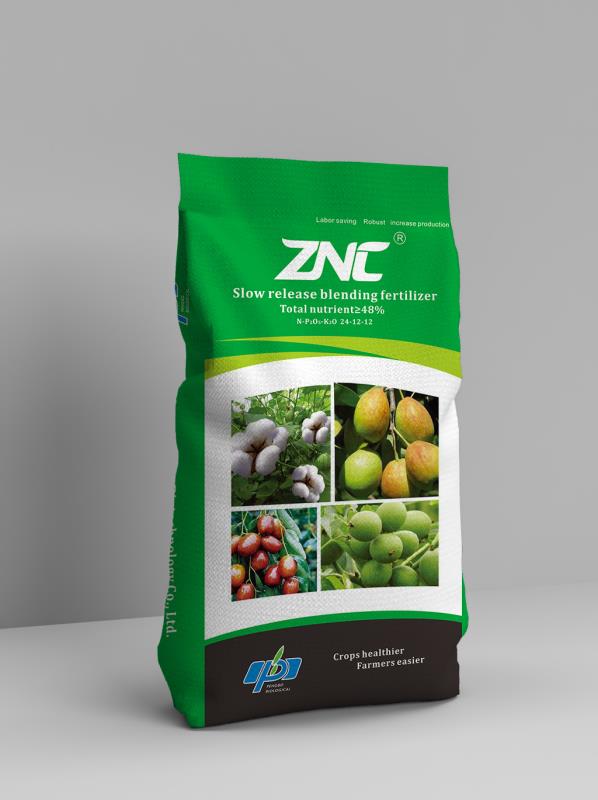 Slow release blending fertilizer